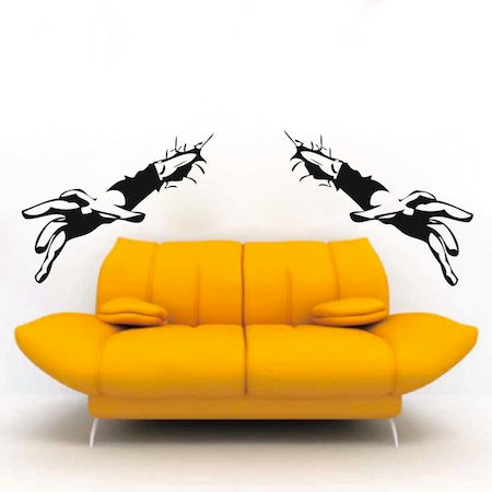 Zombie Hands Halloween Wall Decal - view 3