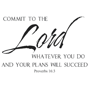 Scripture Wall Quote Decal - view 2