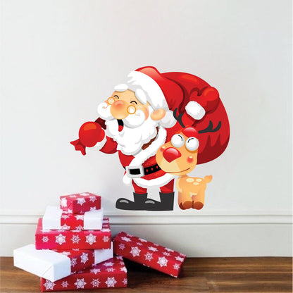 Santa Claus Christmas Wall Decal