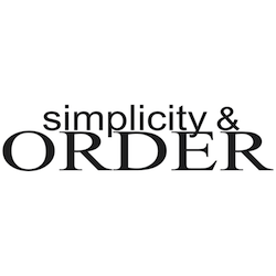 Simplicity and Order Wall Quote Decal - view 3