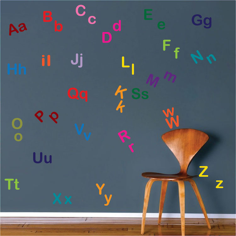 Alphabet Wall Decals
