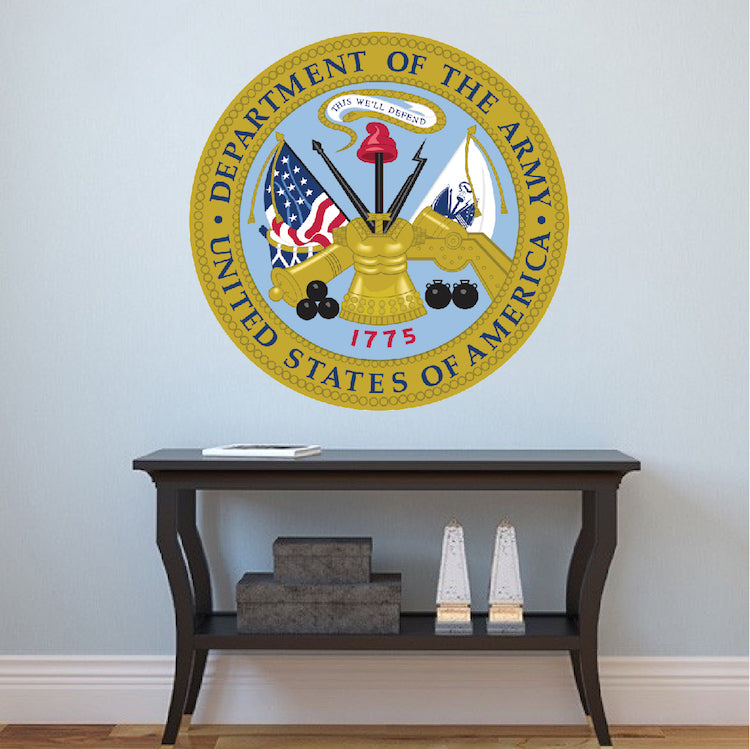 Military Emblem Wall Decal