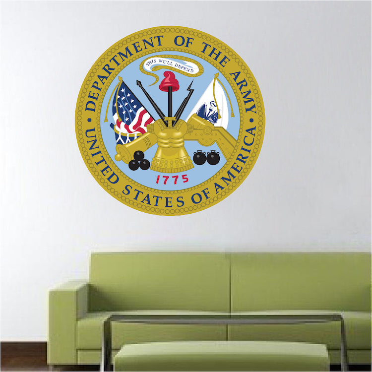 Military Emblem Wall Decal