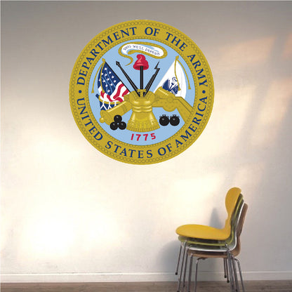 Military Emblem Wall Decal