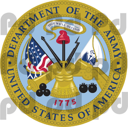 Military Emblem Wall Decal