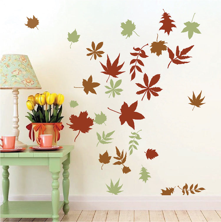 Autumn Leaves Wall and Window Decals - view 1
