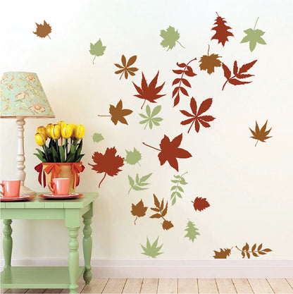 Autumn Leaves Wall and Window Decals - view 1