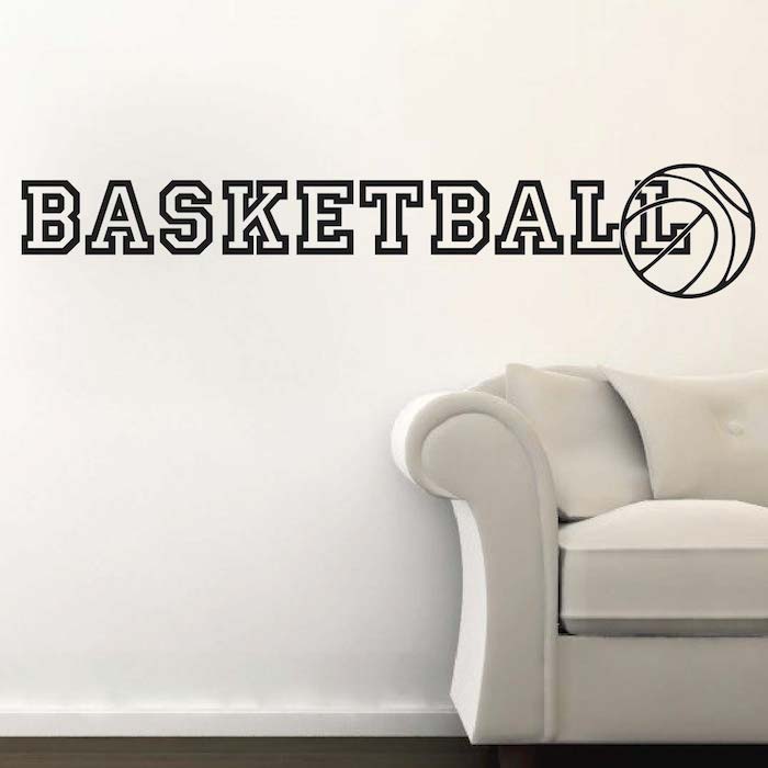 Basketball Wall Quote Decal - view 2