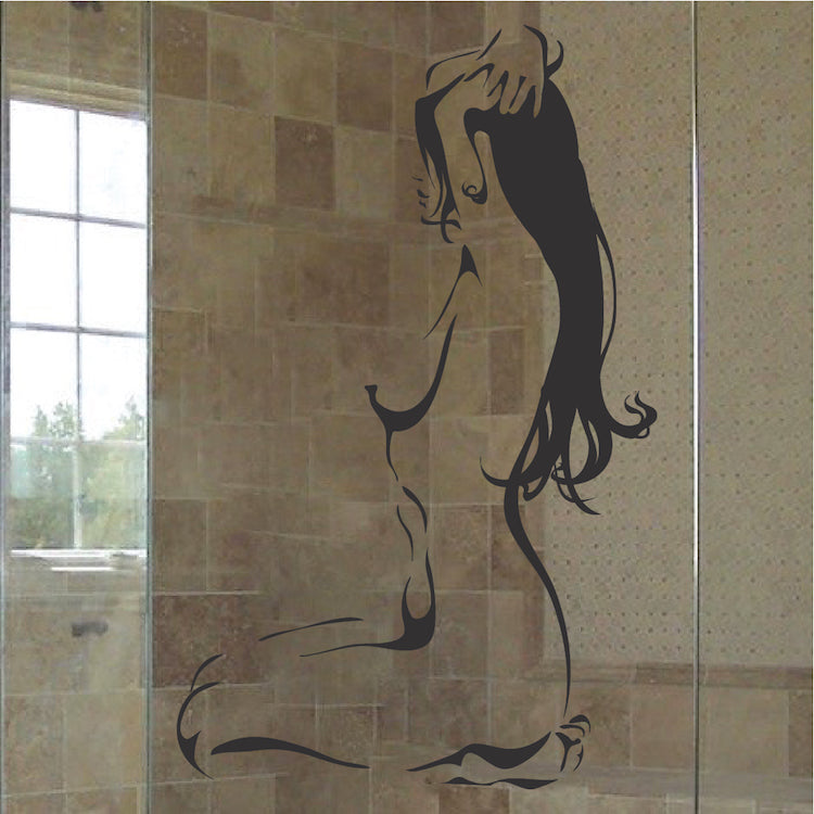 Stretching Figure Wall Art Decal