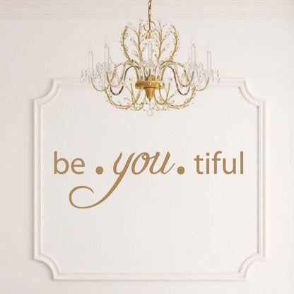 Be You Tiful Wall Decal Design 2