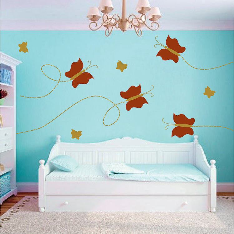 Butterfly Trail Wall Decal Set - view 2