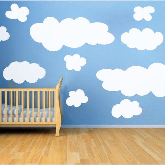 Cloud and Fluff Wall Decal Set - view 1