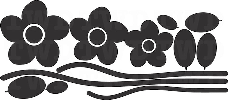 Flowers Wall Decal Stickers