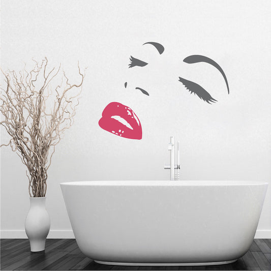 Modern Face Wall Decal