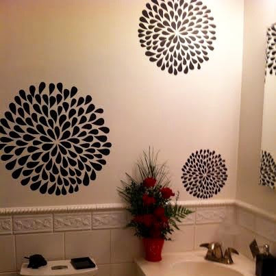 Poppy Flower Wall Decals - view 2