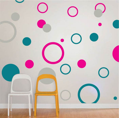 Rings and Dots Wall Decal Set - Design 3 - view 3
