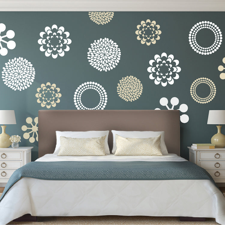 Decorative Pattern Wall Decal Set - view 1