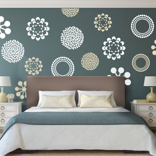 Decorative Pattern Wall Decal Set - view 1