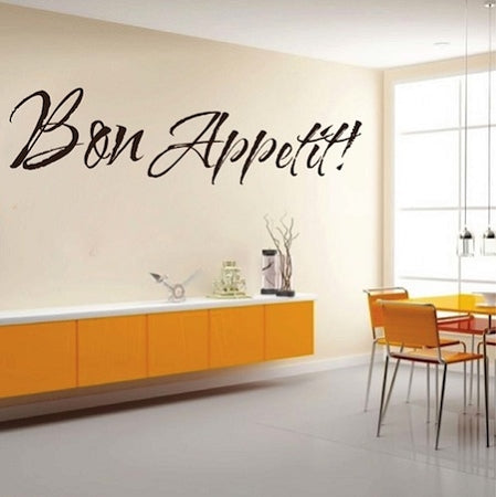 Bon Appetit Kitchen Wall Quote Decal - view 1