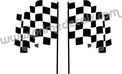 Racing Flag Decals