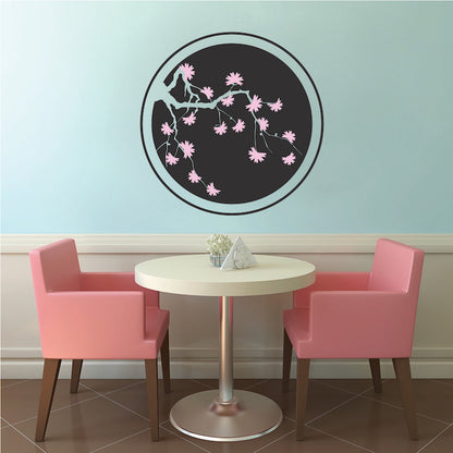 Cherry Blossom Ring Wall Decal - view 2