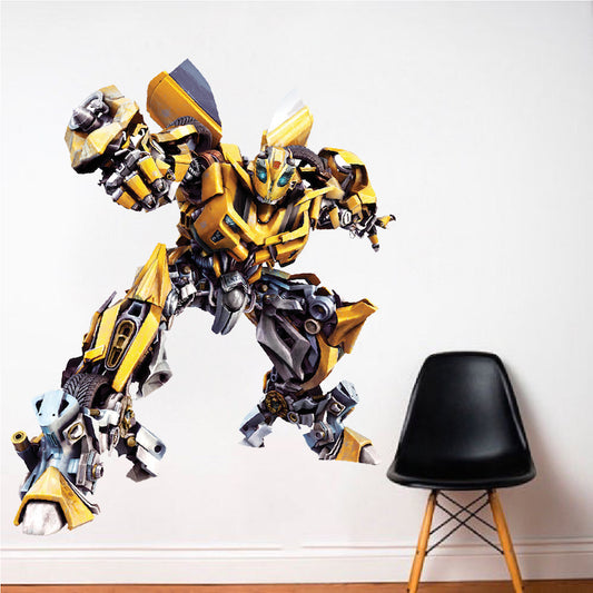 Yellow Robot Decal