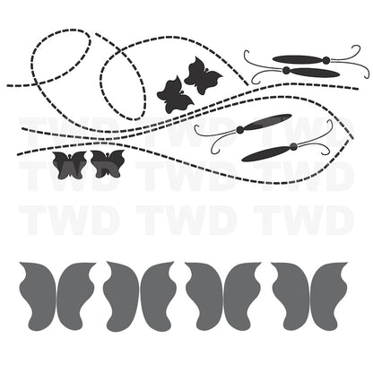 Butterfly Trail Wall Decal Set - view 4