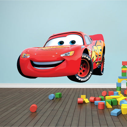 Cartoon Race Car Decal