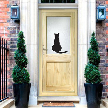 Cat Silhouette Wall and Window Decal - view 1