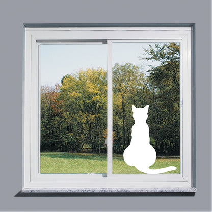 Cat Silhouette Wall and Window Decal - view 4
