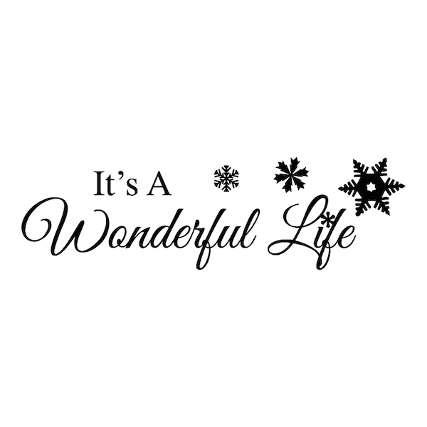 Wonderful Life Holiday Wall Quote - additional product image