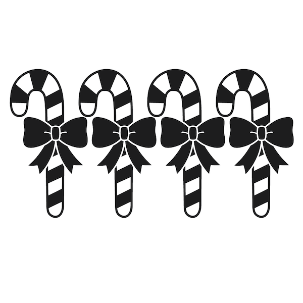 Candy Cane Christmas Wall Decals - additional product image