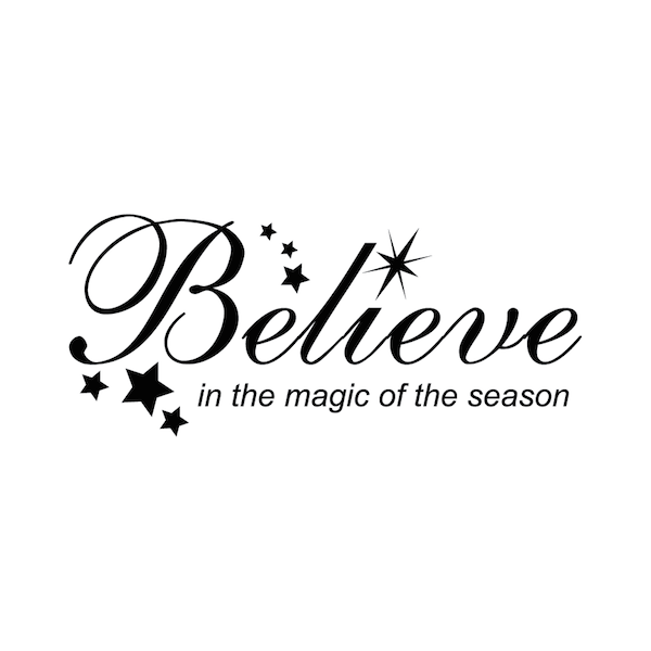 Believe Holiday Wall Quote - additional product image