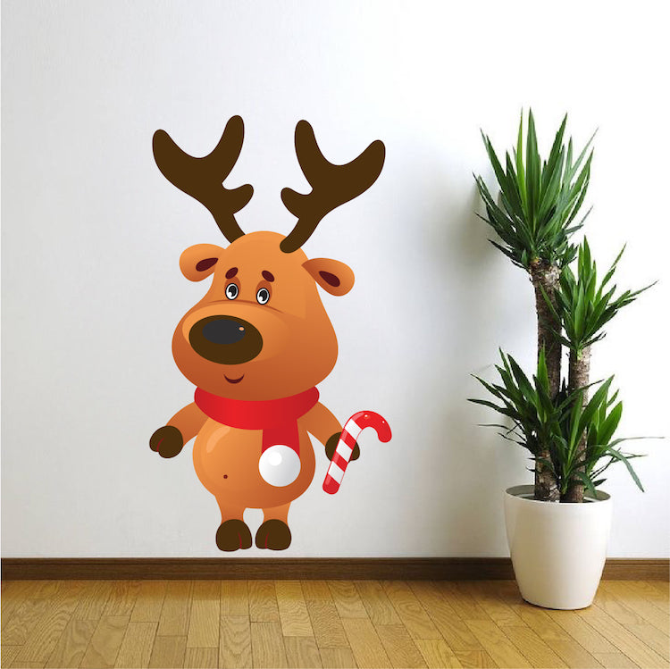Christmas Reindeer Wall Decal