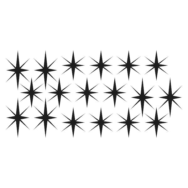 Sparkle Star Wall Decals - additional product image