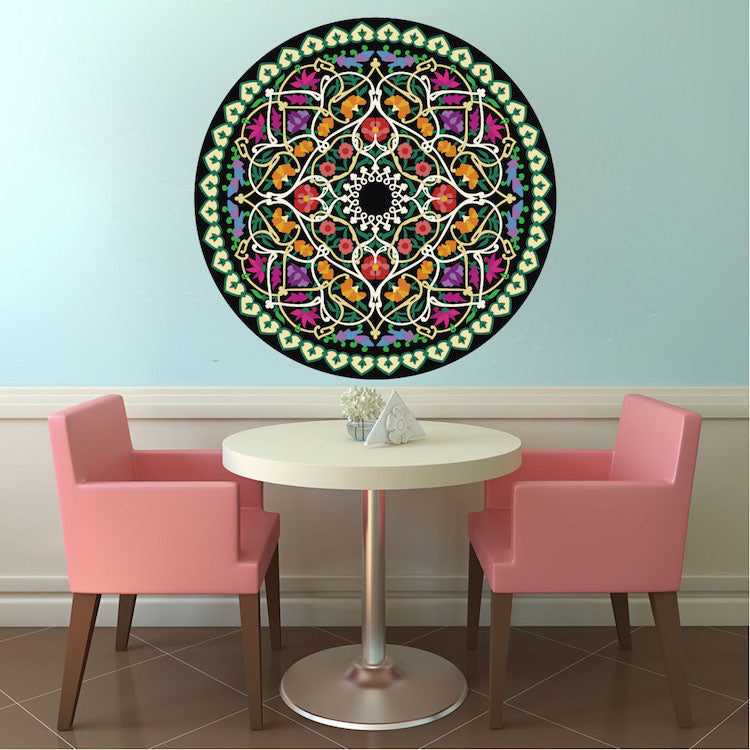 Circular Pattern Wall Decal