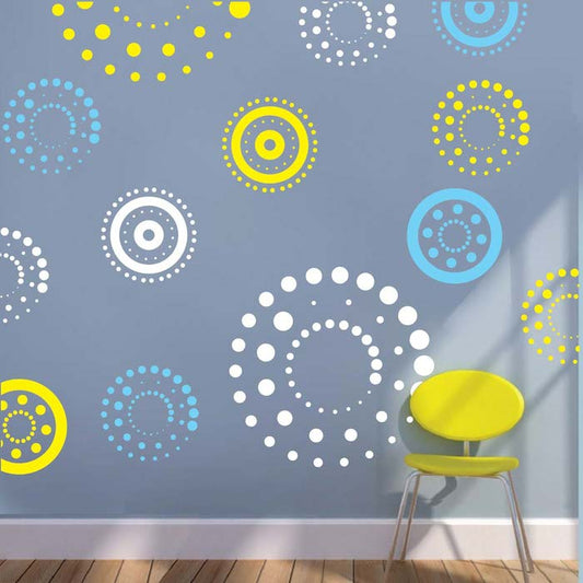 Circling Dot Wall Decal Set - view 2