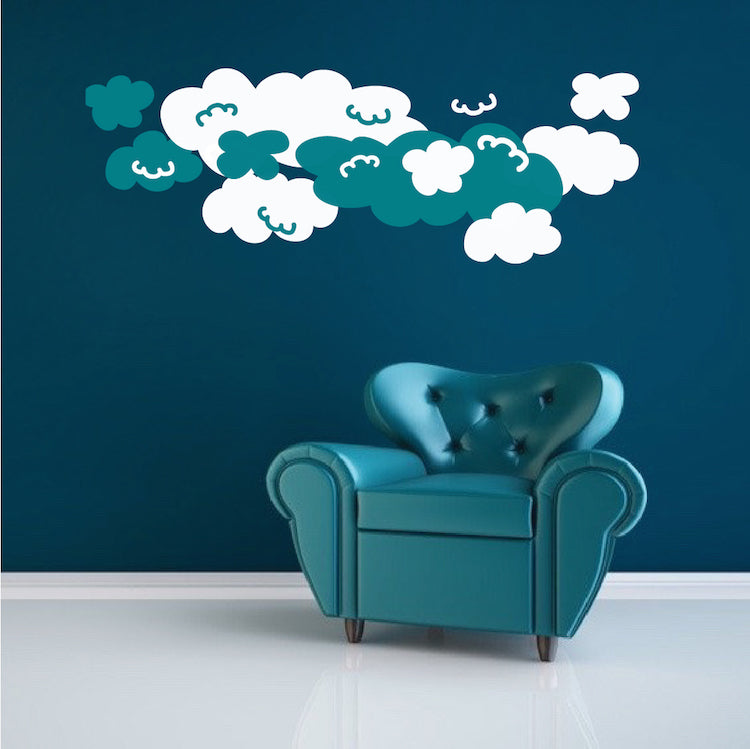 Cloud and Fluff Wall Decal Set - view 3