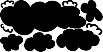 Cloud and Fluff Wall Decal Set - view 4