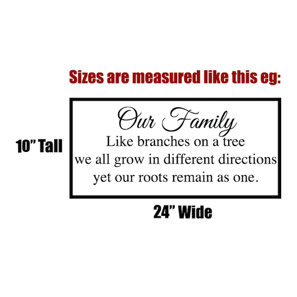 Custom Script and Print Lettering Decal - view 3