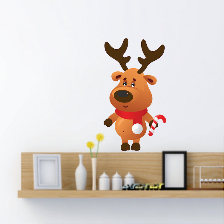 Christmas Reindeer Wall Decal