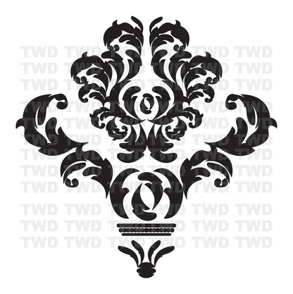 Damask Wall Accent Decals - view 4