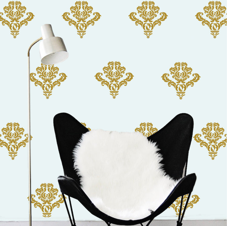Damask Wall Accent Decals - view 3