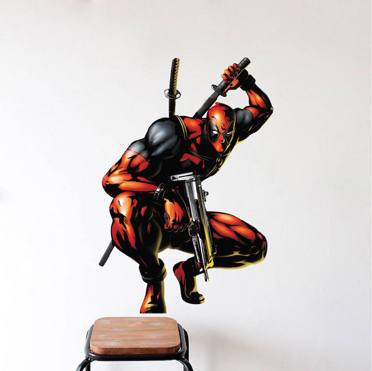 Flying Superhero Decal