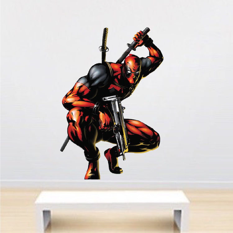 Flying Superhero Decal