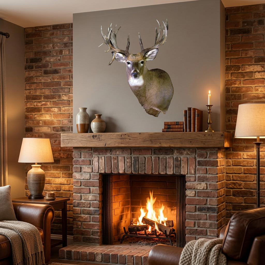 Deer Head Wall Decal