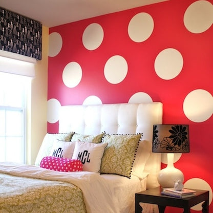 Mixed Size Polka Dot Wall Decal Set - Design 3 - view 2