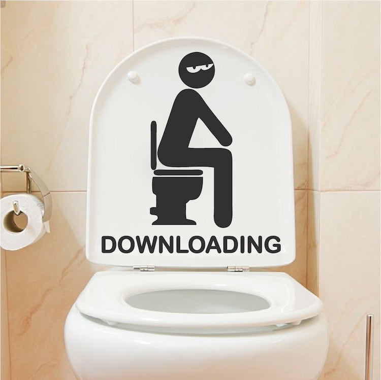 Downloading Bathroom Wall Decal