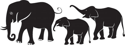Elephant Wall Decal Set - view 3