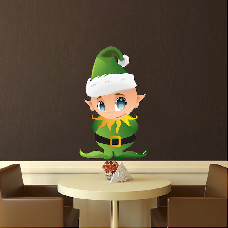 Christmas Elf Wall Decal